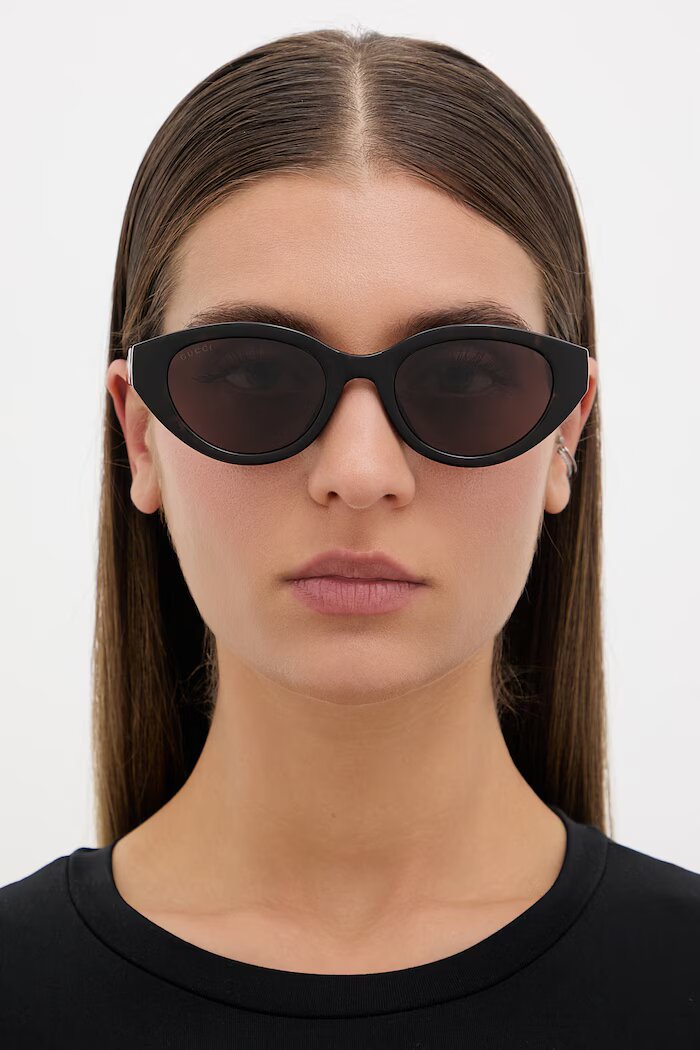 Gucci слънчеви очила дамски кафяви GG2105SA