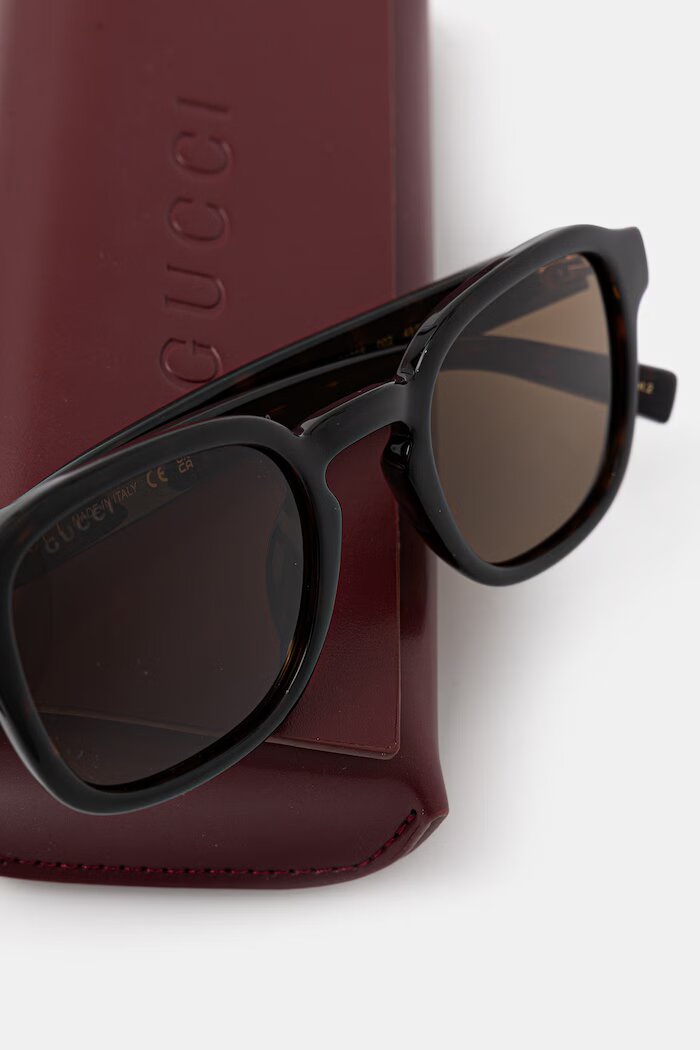 Gucci слънчеви очила мъжки кафяви GG2106S