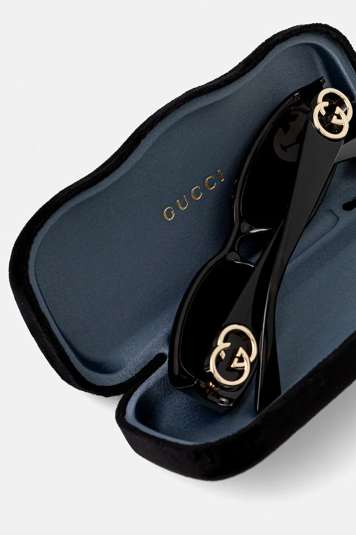 Gucci Слънчеви очила в кафяво GG1661S