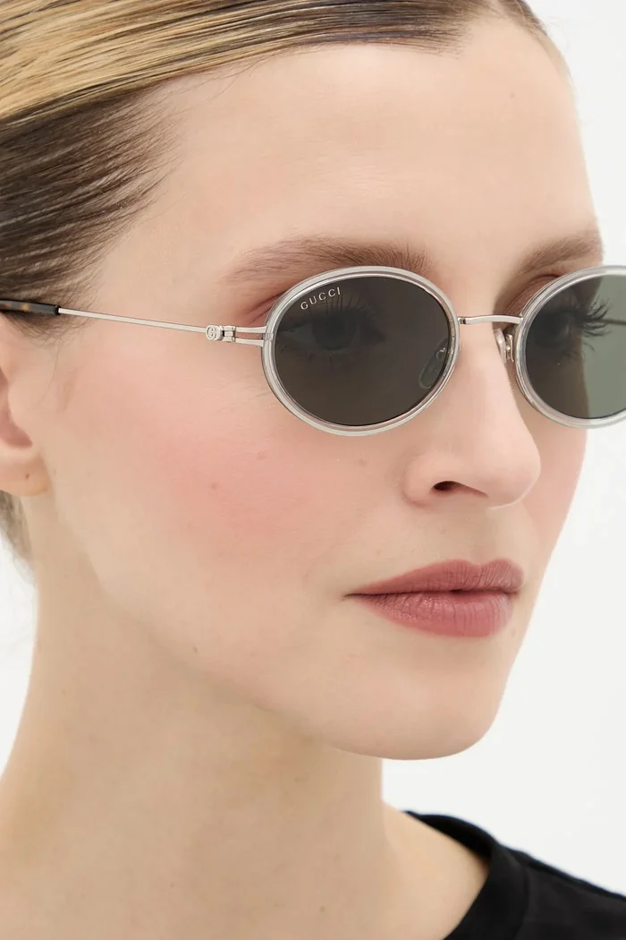 Gucci Слънчеви очила в сребристо GG1980S