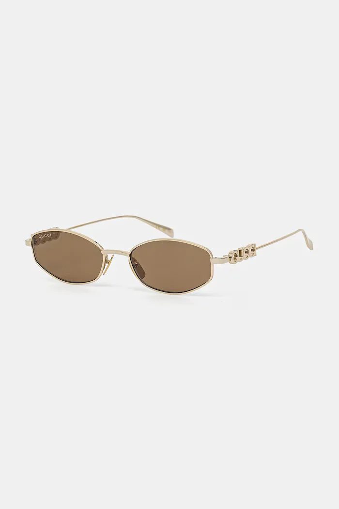 Gucci Слънчеви очила в златисто GG1802S