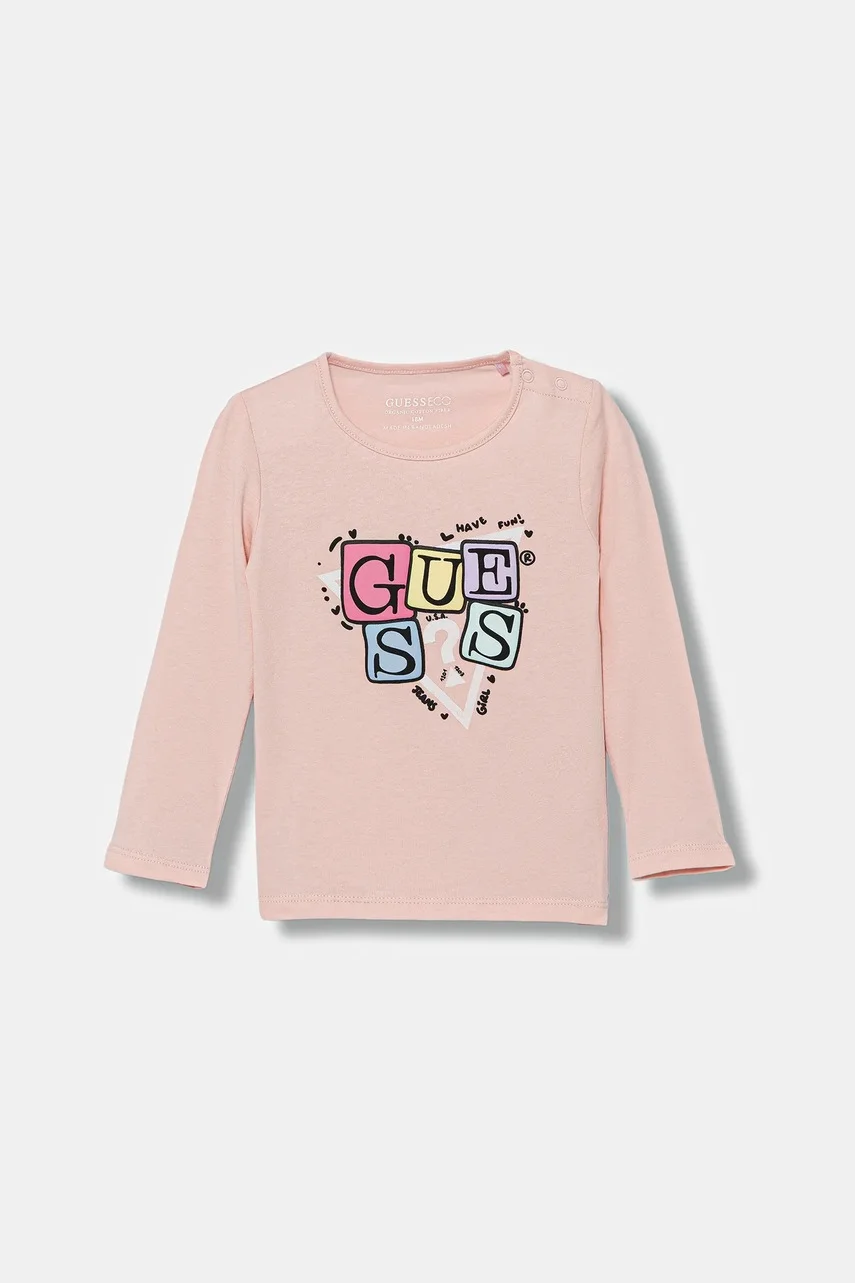 GUESS Бебешка блуза с дълги ръкави