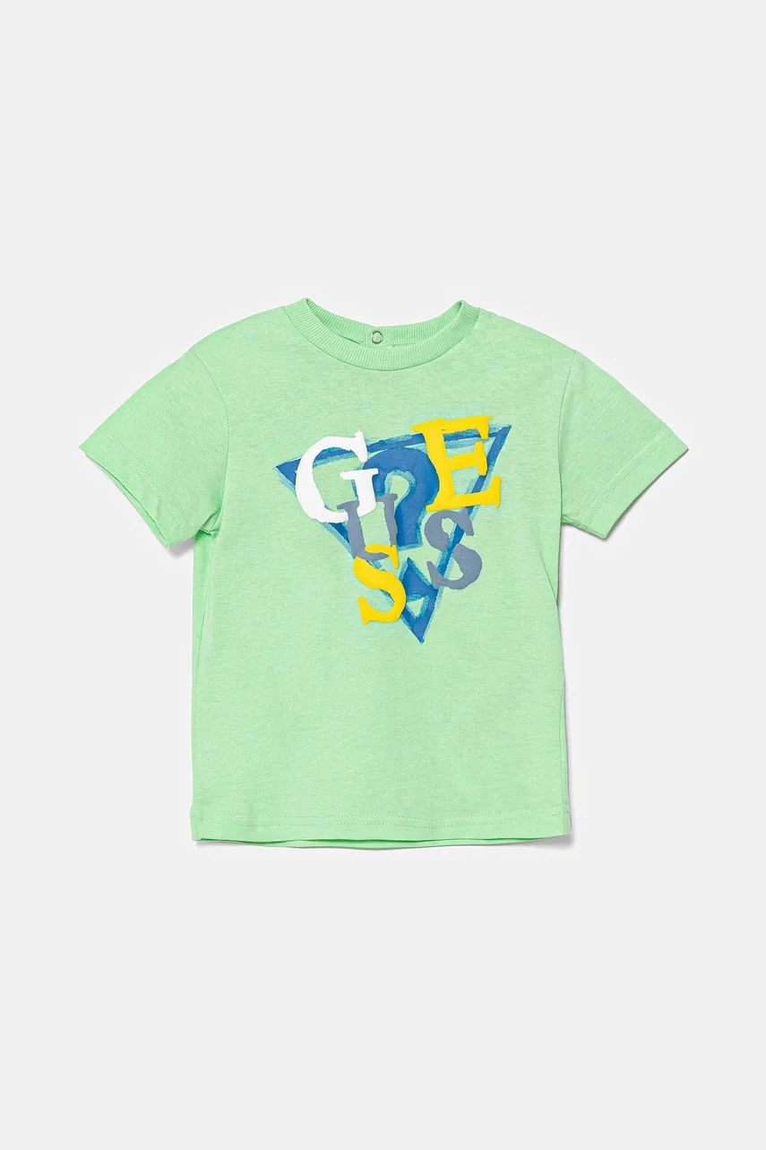 GUESS Бебешка памучна тениска