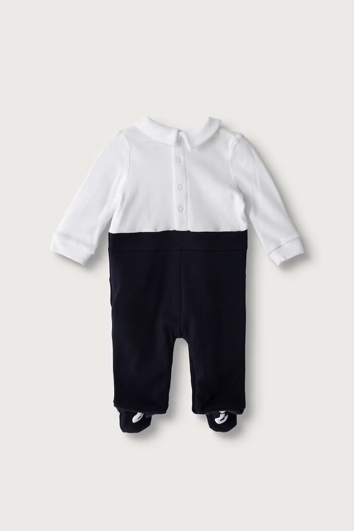 GUESS бебешки гащеризон за спане от памук бял P6BG05 K5982