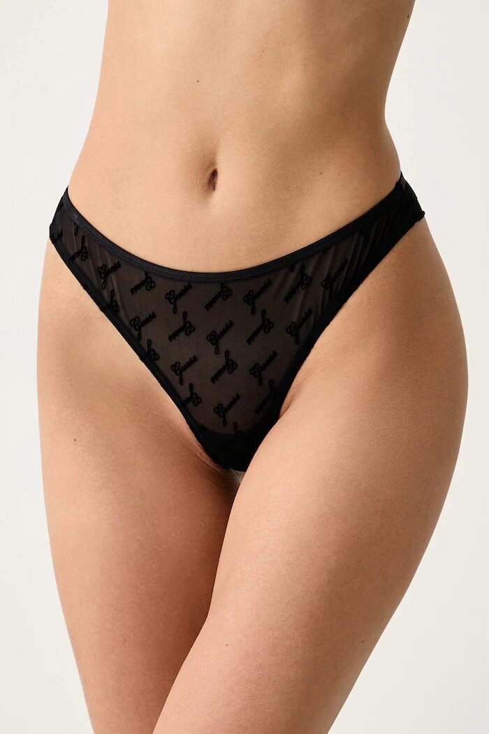 GUESS бикини тип бразилиана дамски LOREN черни O6BE19 K5020