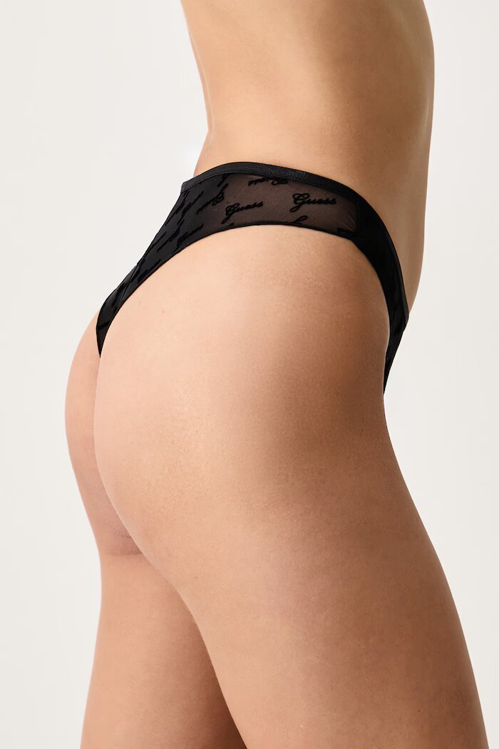 GUESS бикини тип бразилиана дамски LOREN черни O6BE19 K5020