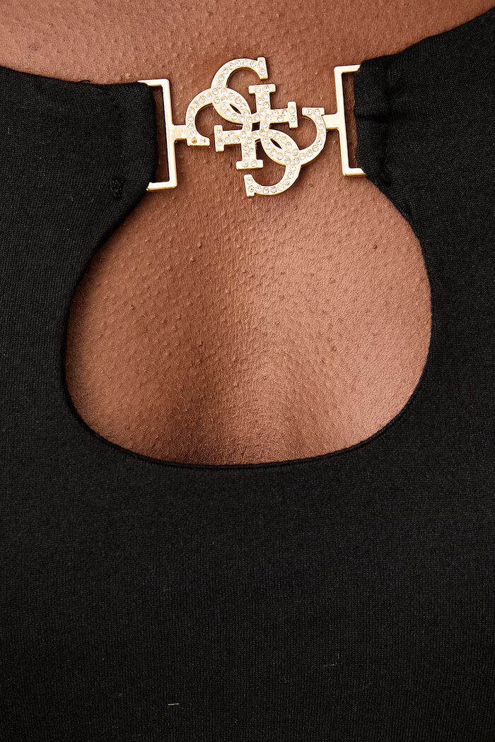 GUESS блуза с дълги ръкави дамска CAMRYN черна W6BP27 K6288