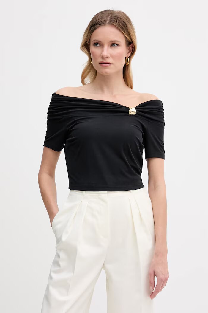 GUESS Блуза женска с модал BRIGITTE черна W6GP12 K2935