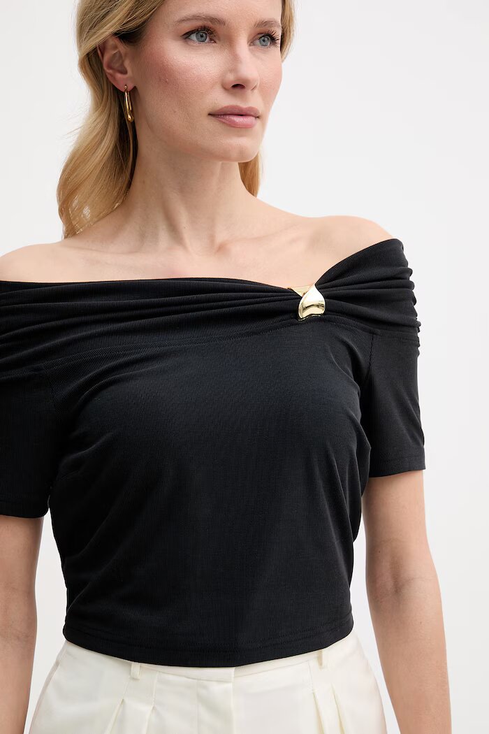 GUESS Блуза женска с модал BRIGITTE черна W6GP12 K2935