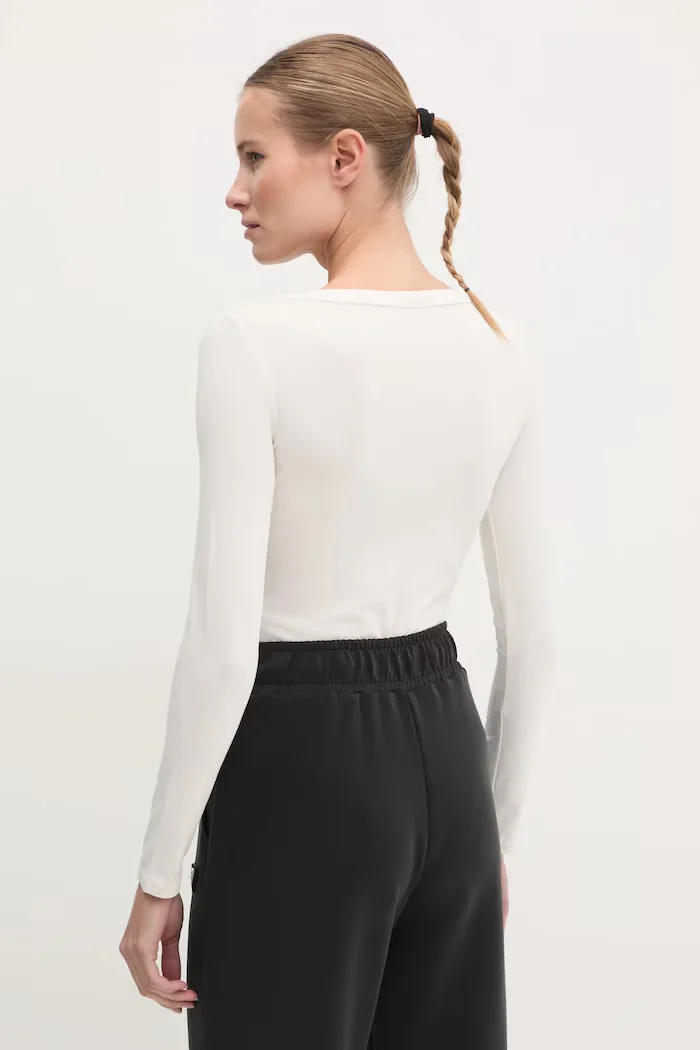 GUESS боди дамско от памук с еластан COLETTE бежово V4YP07 J1314