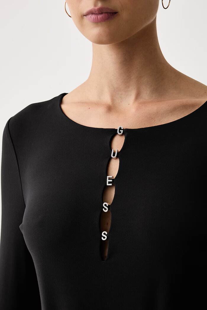 GUESS боди дамско ZANITA черно W6BP21 K6256