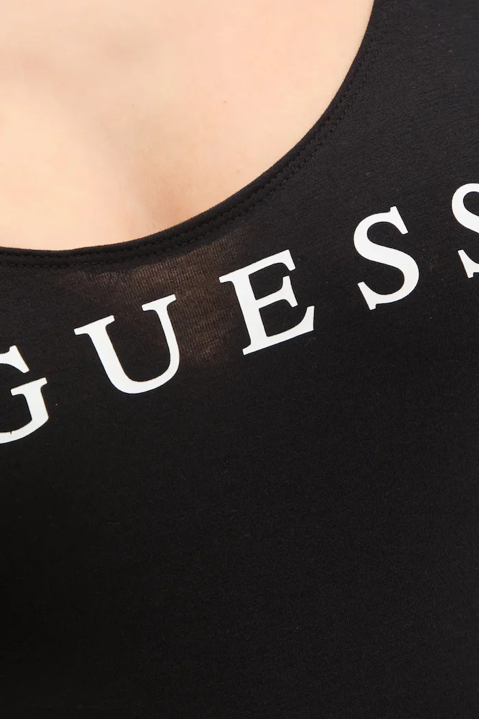 GUESS Боди NEW CARRIE дамско в черно O5RM08 KBBU1