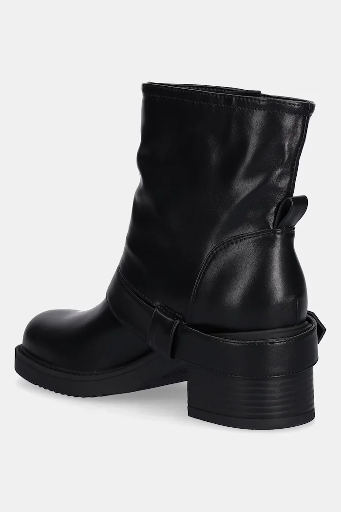 GUESS Боти BENJI в черно с дебел ток FLFIJI ELE10