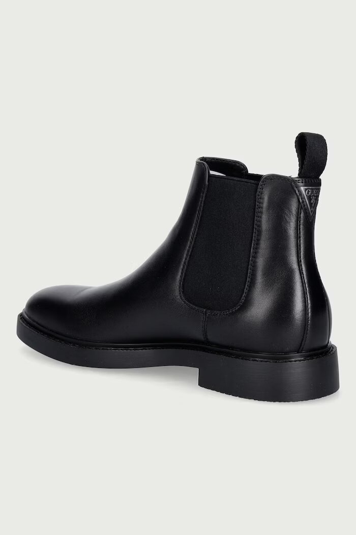 GUESS боти челси мъжки от кожа DOVA черни FMTDOV LEA10