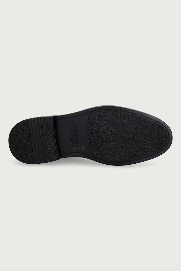 GUESS боти челси мъжки от кожа DOVA черни FMTDOV LEA10
