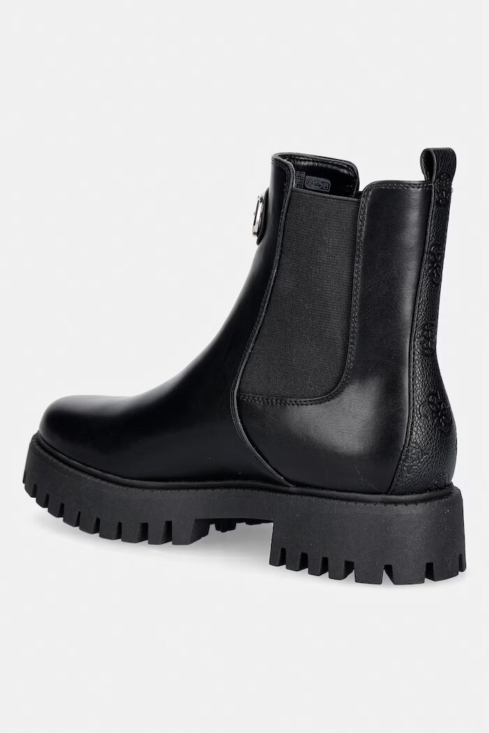 GUESS боти челси с платформа дамски FIDA черни FLTFID ELE10