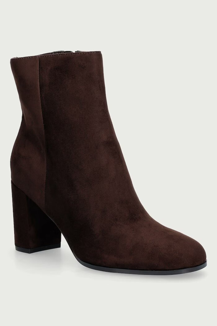 GUESS боти с дебел ток дамски BERKLIE кафяви FLFBER SUE10