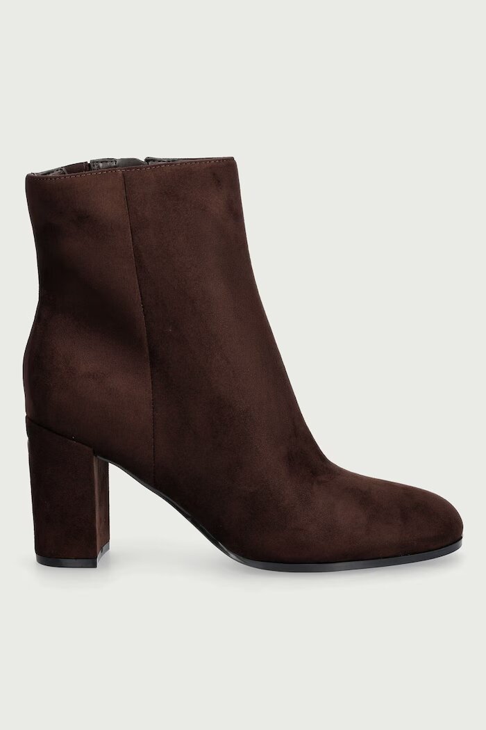 GUESS боти с дебел ток дамски BERKLIE кафяви FLFBER SUE10