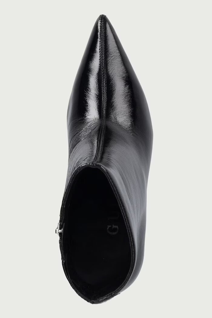 GUESS боти с висок ток дамски от кожа CALEZA черни FLFCLZ LEA10