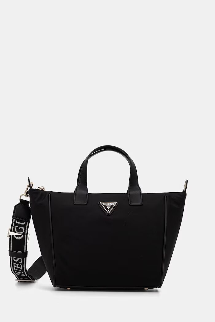 GUESS чанта crossbody дамска FOLLIE черна TWNN96 76019