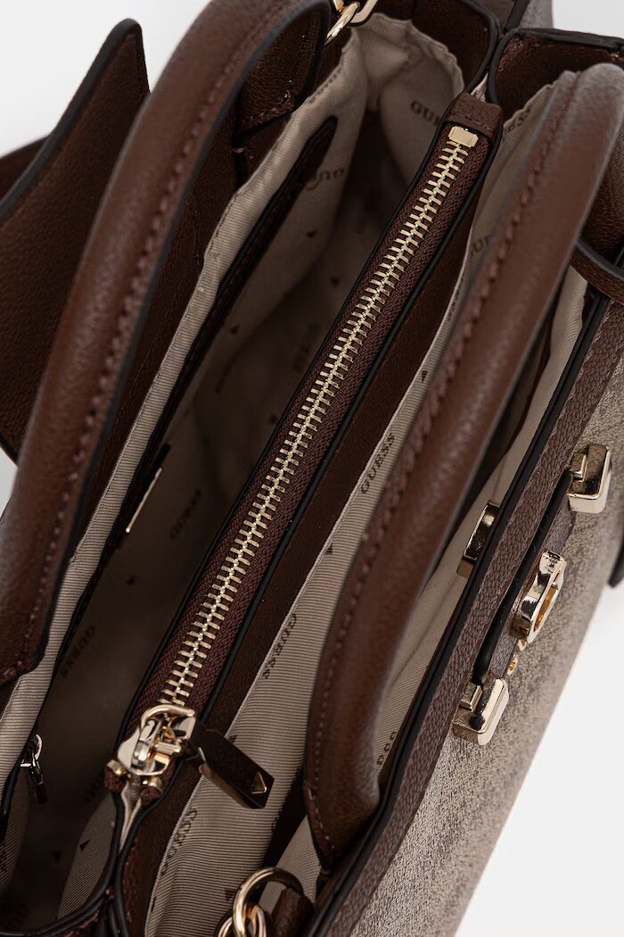GUESS чанта crossbody дамска LINDSEY кафява HWSG97 49060