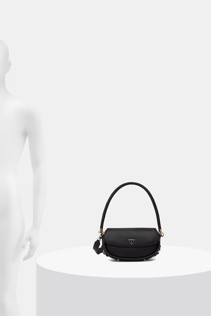 GUESS чанта crossbody дамска от имитация на кожа DANYA черна HWBG99 18190