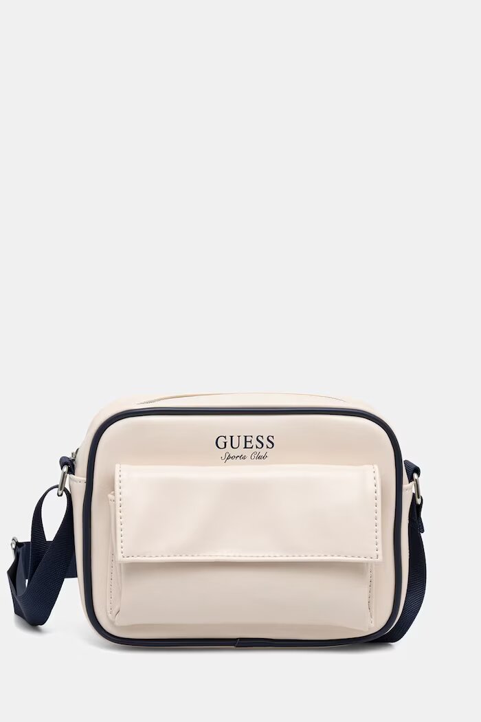 GUESS чанта crossbody дамска от имитация на кожа HOSHI бежова V6YZ04 W3009