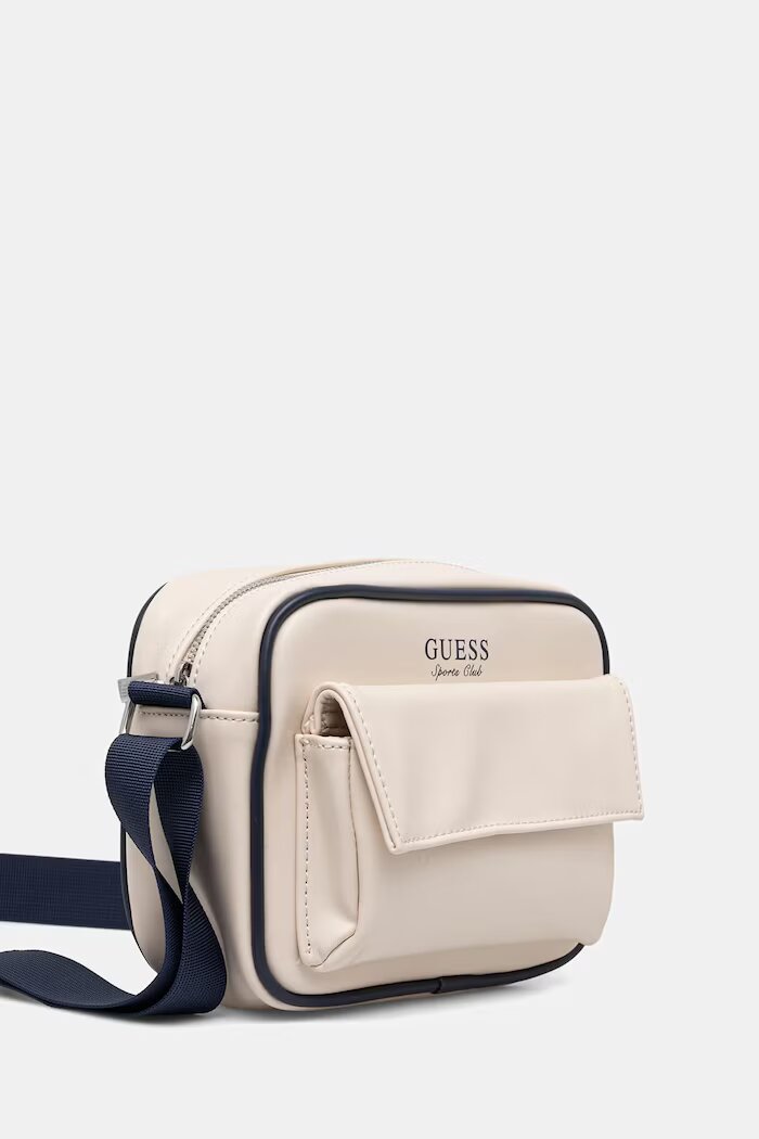GUESS чанта crossbody дамска от имитация на кожа HOSHI бежова V6YZ04 W3009