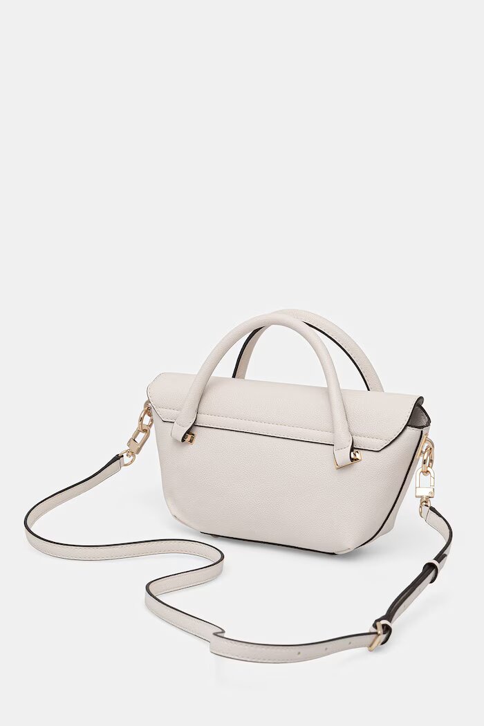 GUESS чанта crossbody дамска от имитация на кожа SOPHIA бяла HWBG99 13760