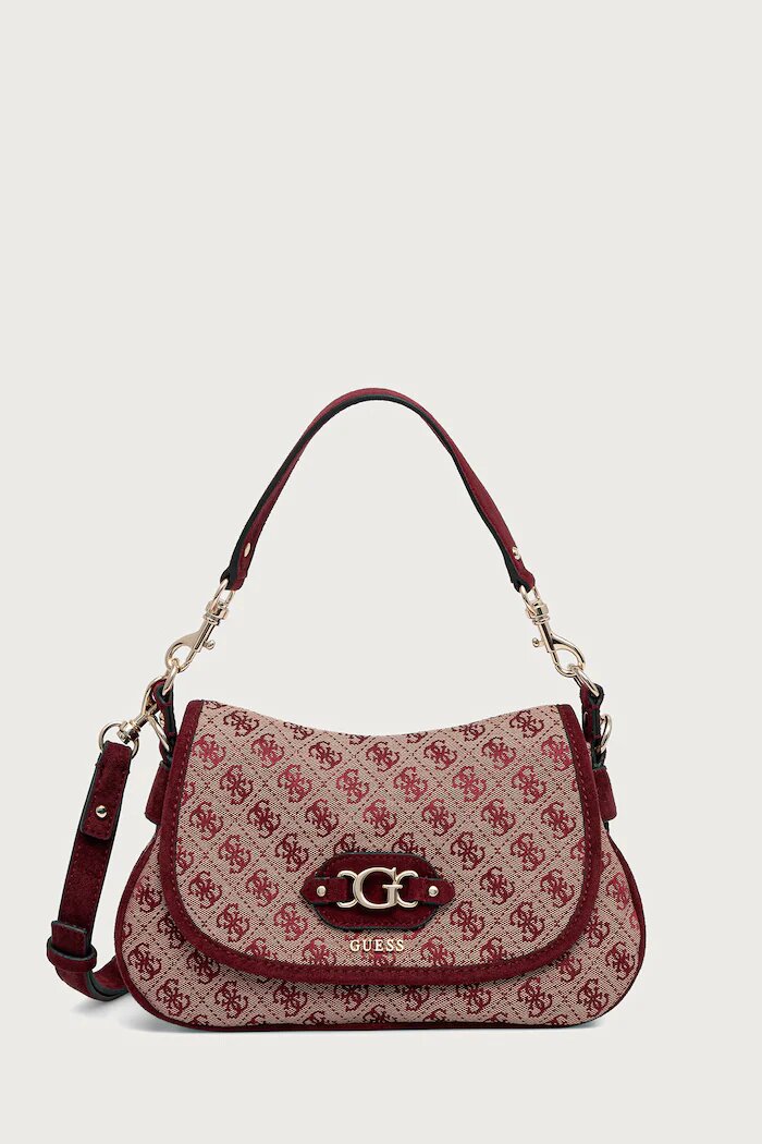 GUESS чанта crossbody дамска SAMANTHA бордо HWJG23 13190