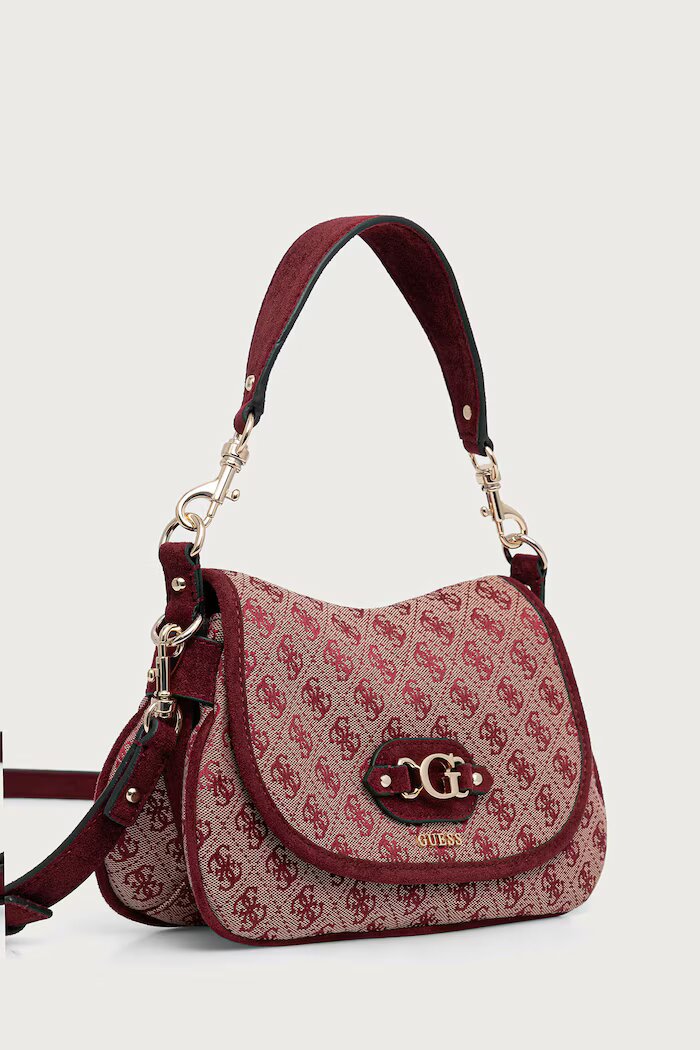 GUESS чанта crossbody дамска SAMANTHA бордо HWJG23 13190