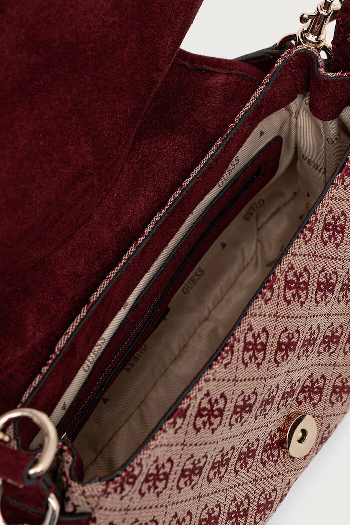 GUESS чанта crossbody дамска SAMANTHA бордо HWJG23 13190