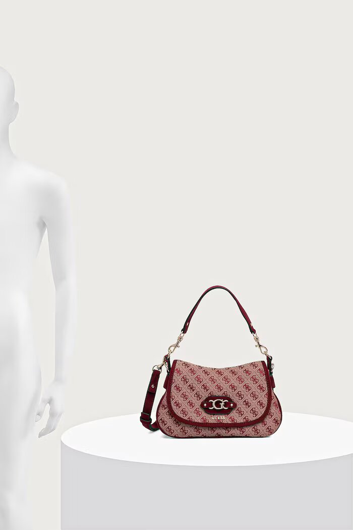 GUESS чанта crossbody дамска SAMANTHA бордо HWJG23 13190