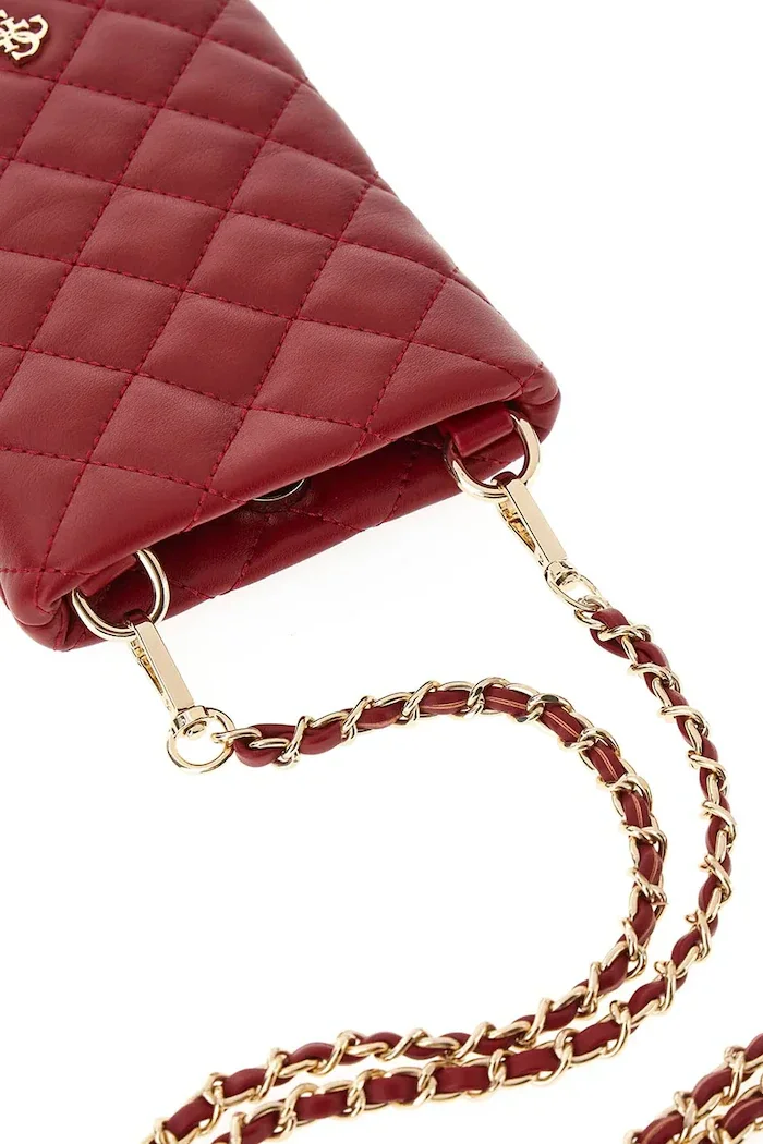GUESS чанта crossbody за деца от имитация на кожа бордо J6BZ02 W3953