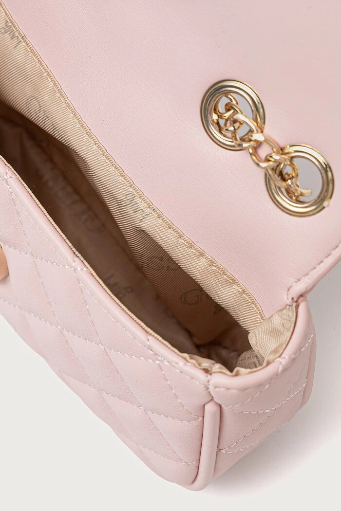 GUESS чанта crossbody за деца от имитация на кожа розова J5YZ17 WGT10
