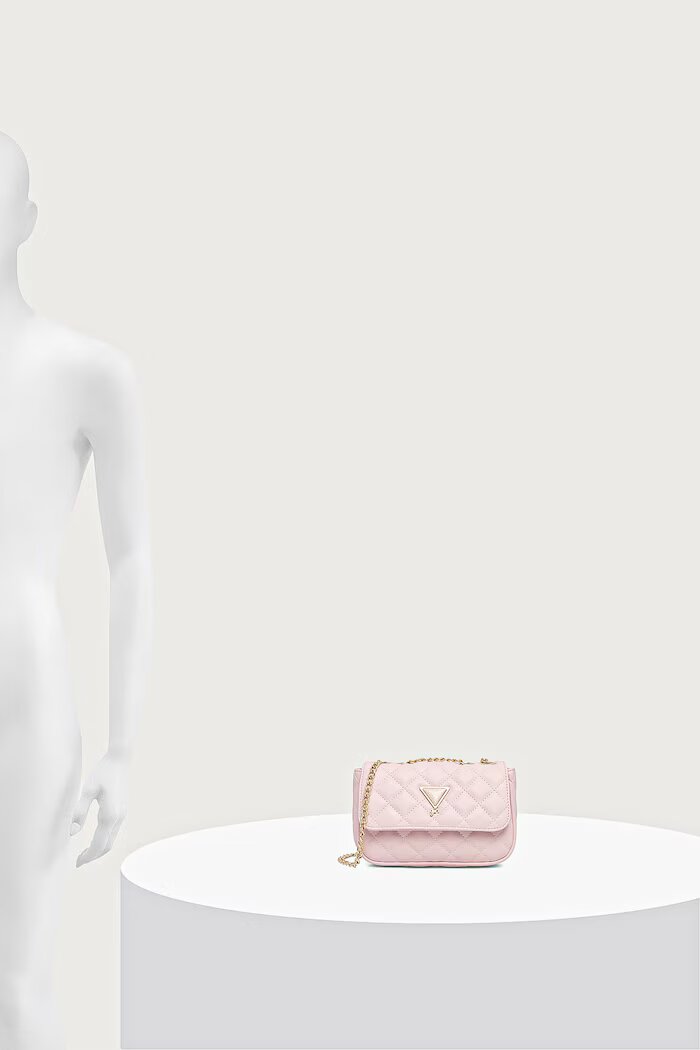 GUESS чанта crossbody за деца от имитация на кожа розова J5YZ17 WGT10