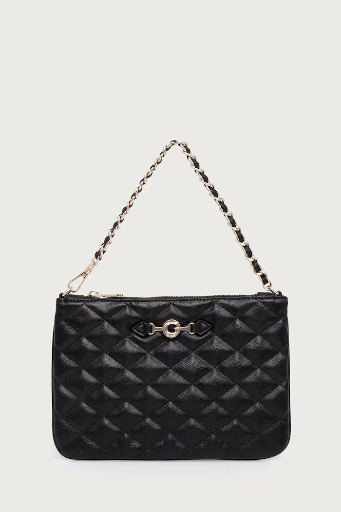 GUESS чанта дамска от имитация на кожа FRANCES черна PW7587 P6474