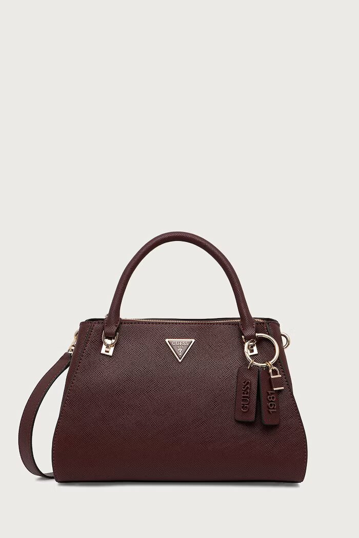 GUESS чанта дамска от имитация на кожа NOELLE бордо HWZG96 72070