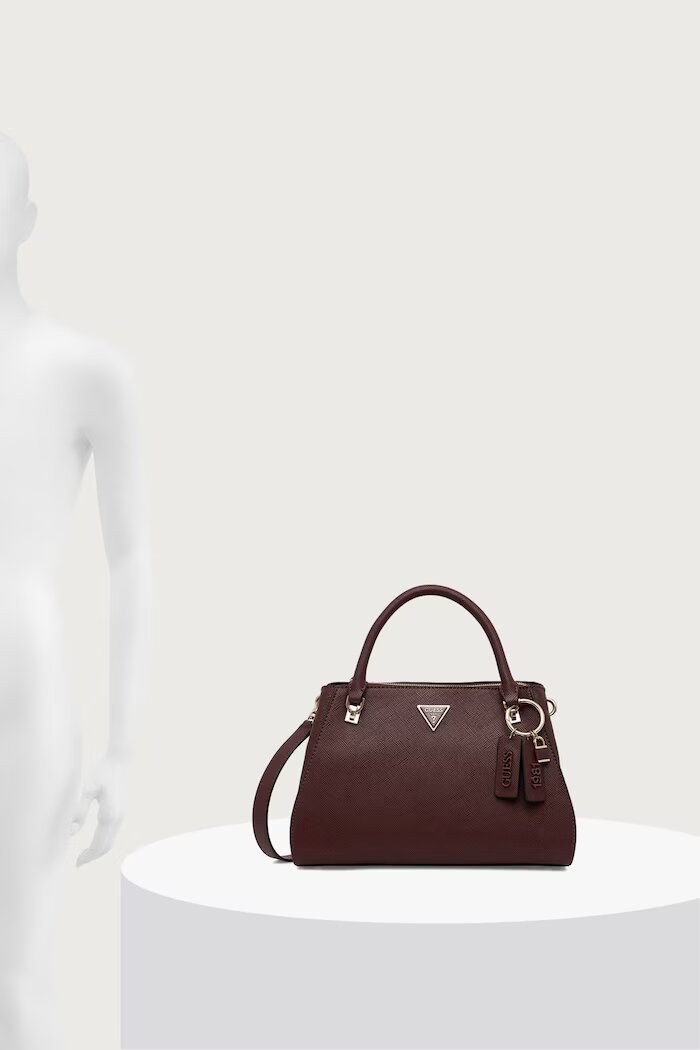 GUESS чанта дамска от имитация на кожа NOELLE бордо HWZG96 72070