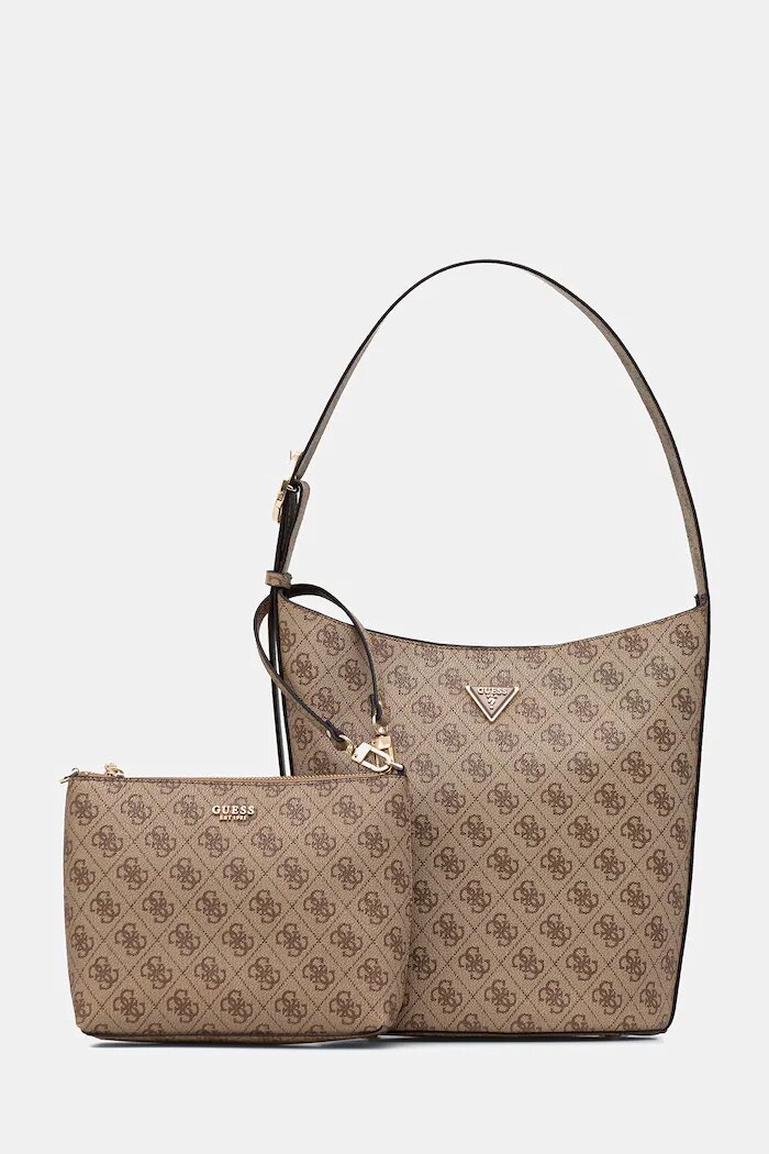 GUESS Чанта MERIDIAN в бежово HWSG69 74040