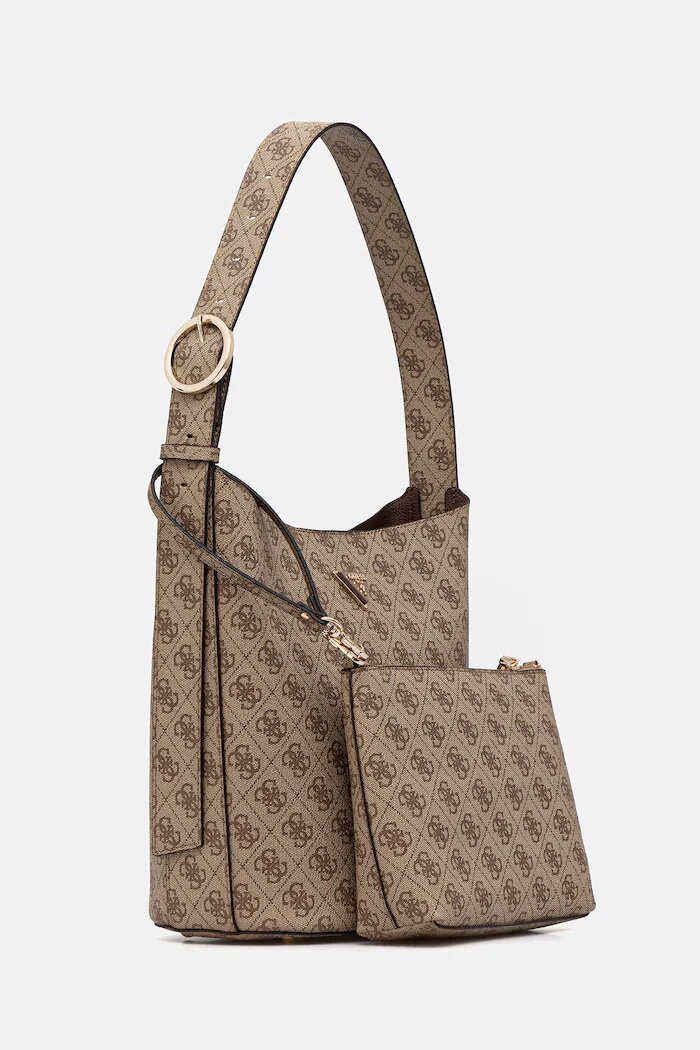 GUESS Чанта MERIDIAN в бежово HWSG69 74040