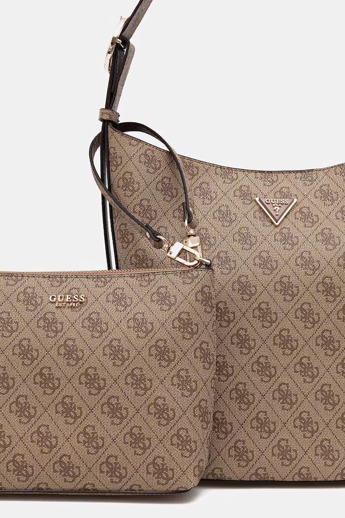 GUESS Чанта MERIDIAN в бежово HWSG69 74040