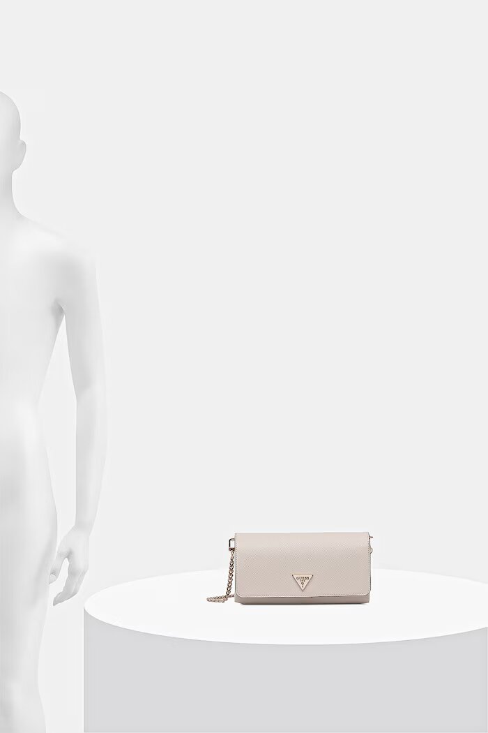 GUESS Чанта NOELLE в бежово HWZG96 72750