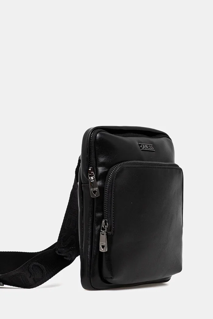 GUESS Чанта през рамо BOSTON в черно HMBOCA P5323