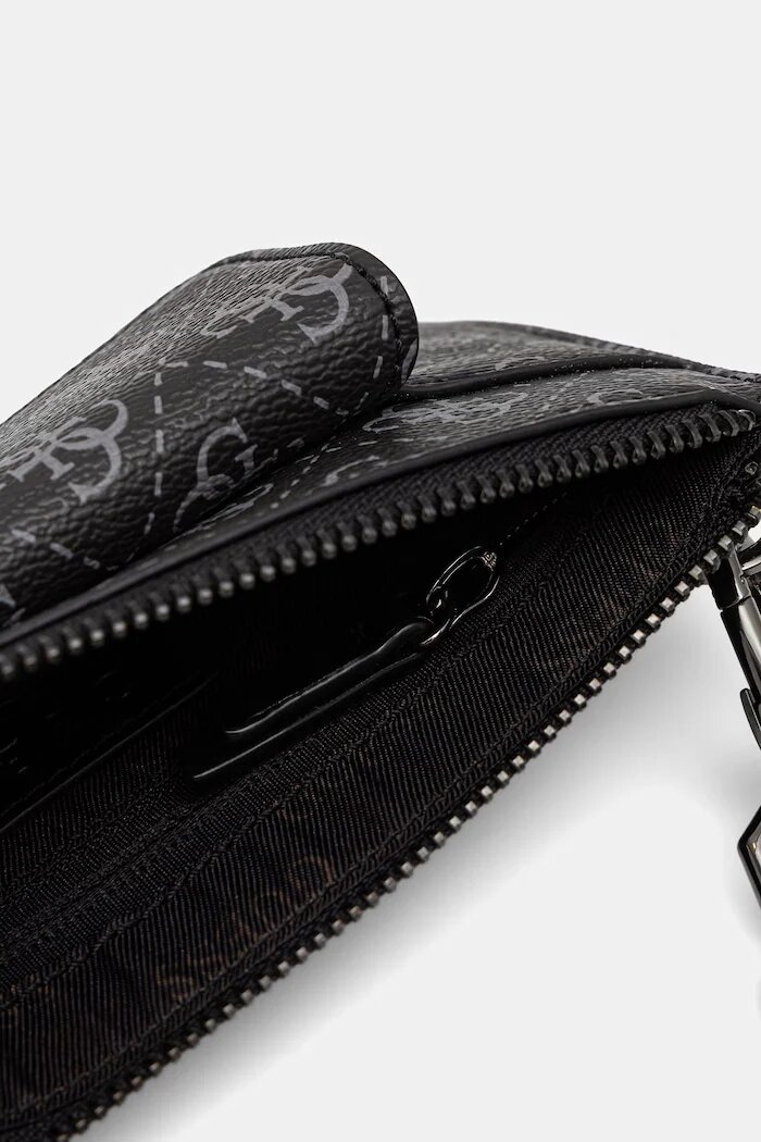 GUESS чанта през рамо мъжка от имитация на кожа MILANO черна HMMILO P6391