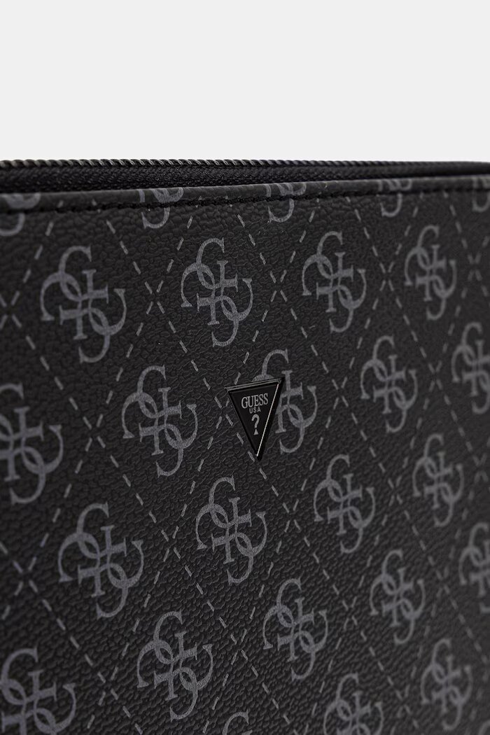 GUESS чанта през рамо мъжка от имитация на кожа MILANO черна PMBALO P5235