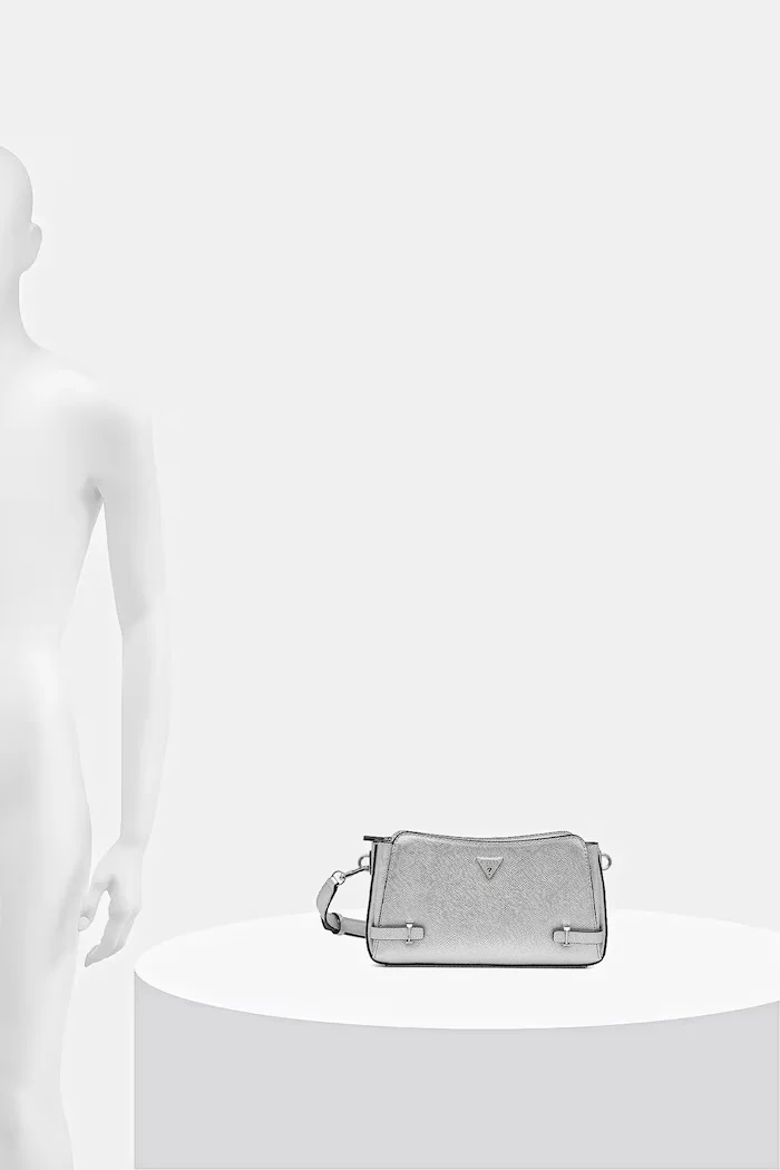 GUESS Чанта ROSALBA в сребристо HWMY96 57120