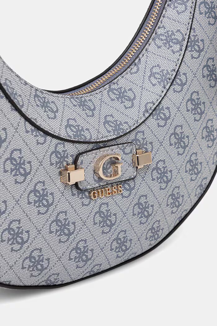 GUESS чанта тип хобо дамска LINDSEY синя HWSG97 49010