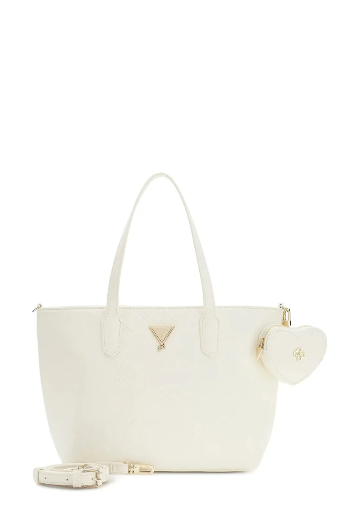 GUESS чанта tote за деца от имитация на кожа бежова J6BZ56 W5114