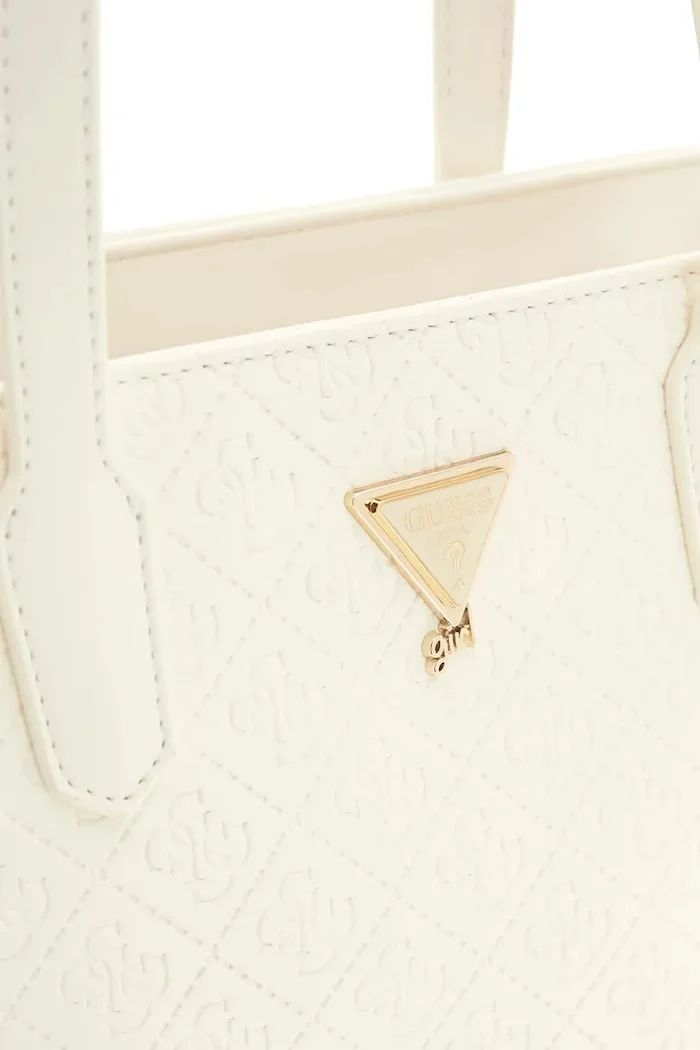 GUESS чанта tote за деца от имитация на кожа бежова J6BZ56 W5114